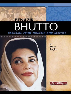 cover image of Benazir Bhutto